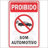 Proibido som automotivo 